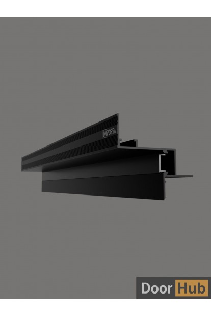 Wholesale Aluminum Profiles for Developers UAE – Black Shadow Gap with LED Compatibility | DoorHub.ae